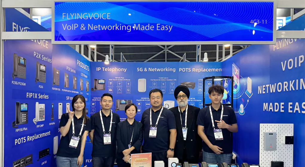 Flyingvoice Shines at CommunicAsia 2024: A Showcase of Innovation and Solutions