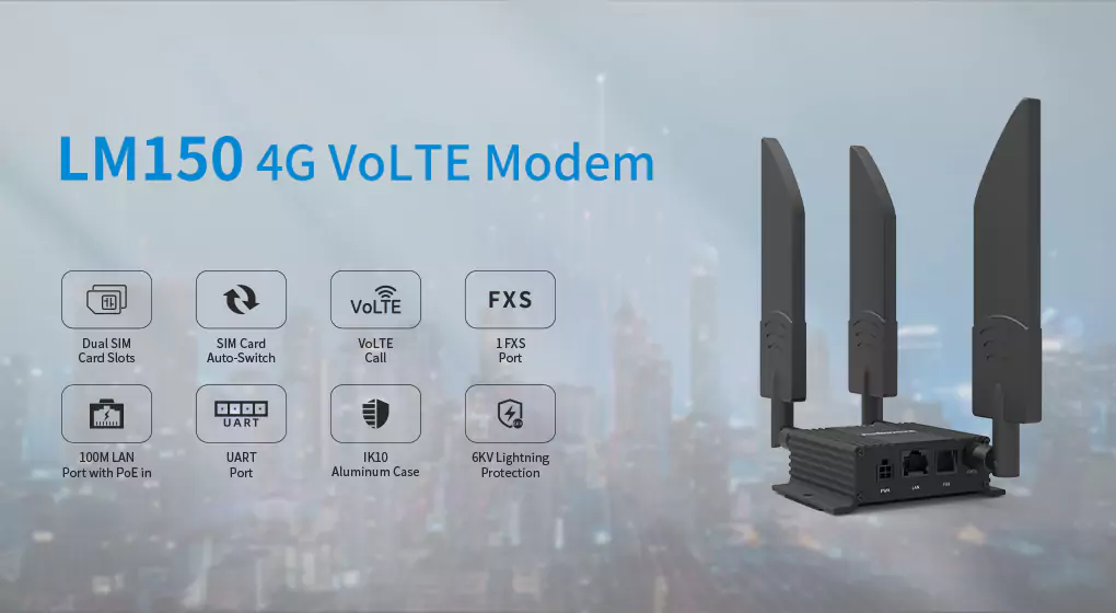 Flyingvoice Unveils LM150: A 4G VoLTE Modem Perfect for POTS Replacement