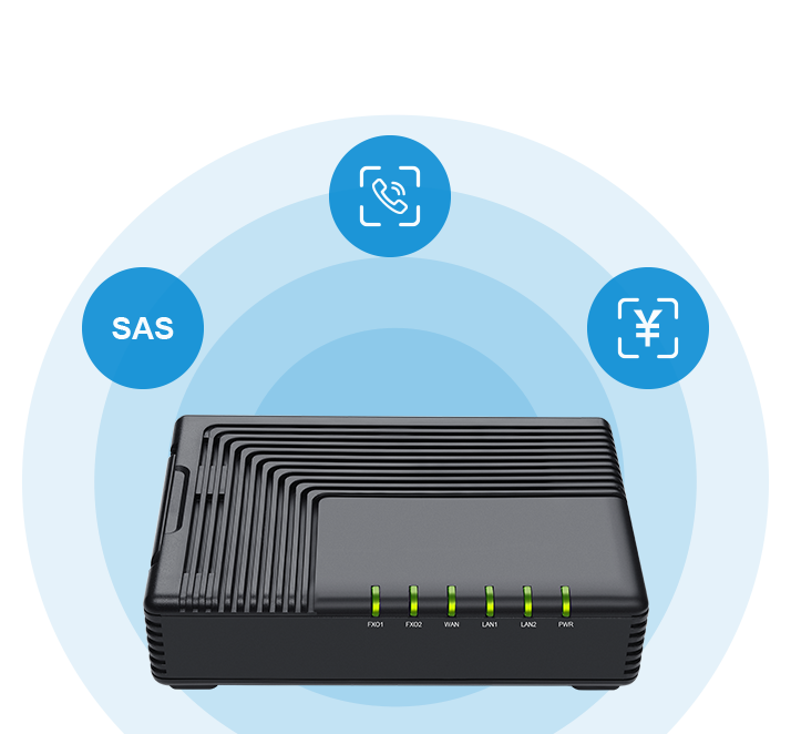 FXO adapter FTA5120 support SAS and caller identification