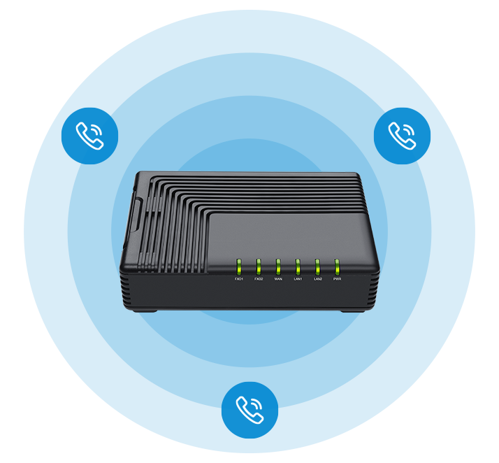 FXO adapter FTA5120 is a stand-alone device