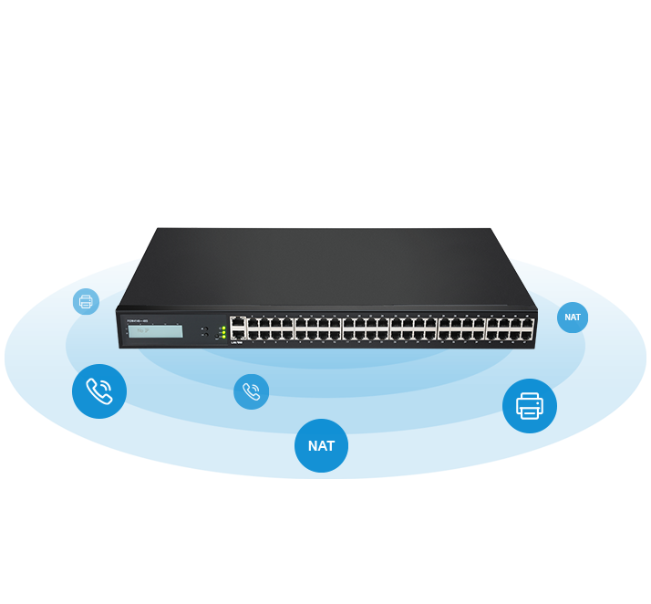 VoIP adapter FGW4148 delivers SIP voice call