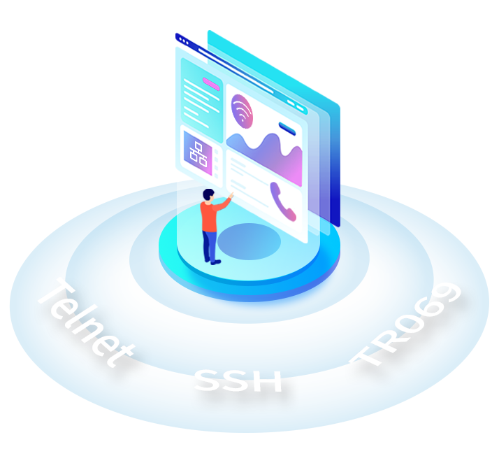 SR3000-lite can be configured via Web, supports TR069, SNMP and other network manage protocols