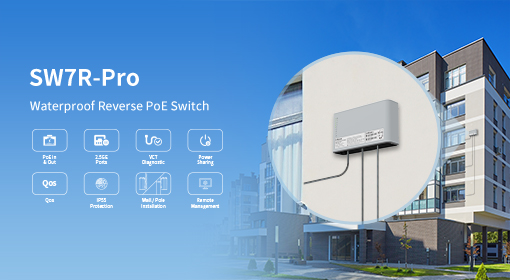 Flyingvoice Launches the SW7R-Pro: An Innovative Waterproof Reverse PoE Switch for Multi-Home 5G Connectivity