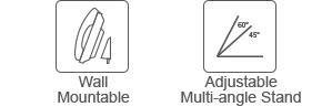 Stand with 2 adjustable angles for P11 