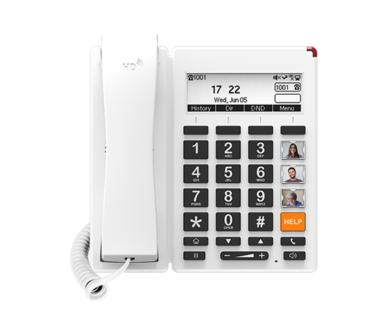 Front view of IP phone FIP12WP Home