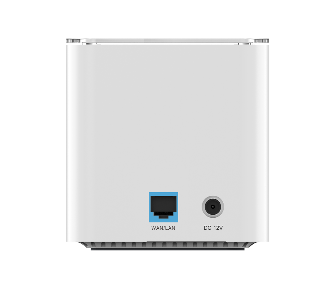  Back view of Dual-Band Gigabit Wi-Fi 6 Wireless Router SR3000-lite